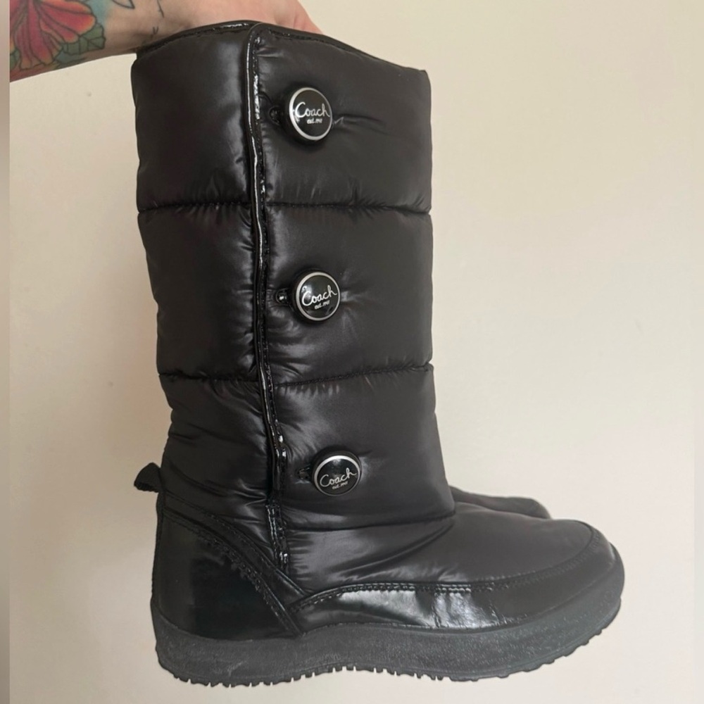 COACH “Polina” Puffer Boots